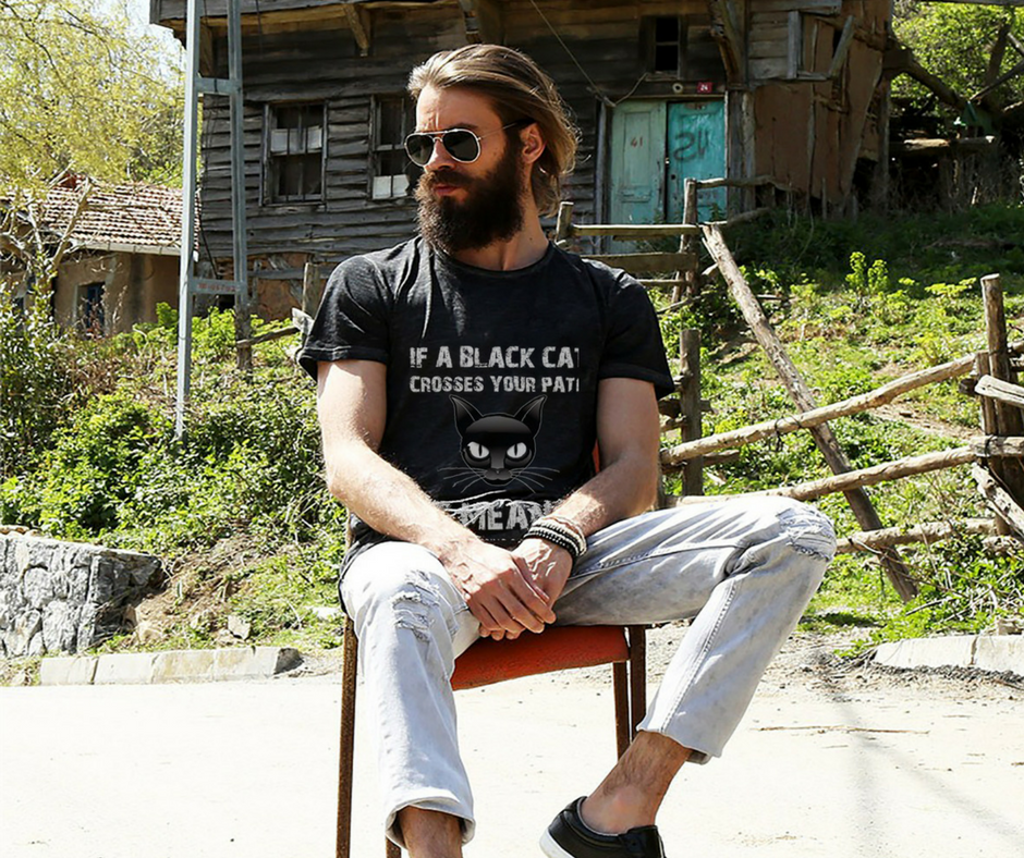 Black Cat Lovers Tee